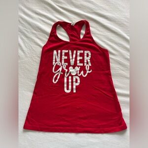 EUC Disney Peter Pan Tank Size Small Bella Canvas